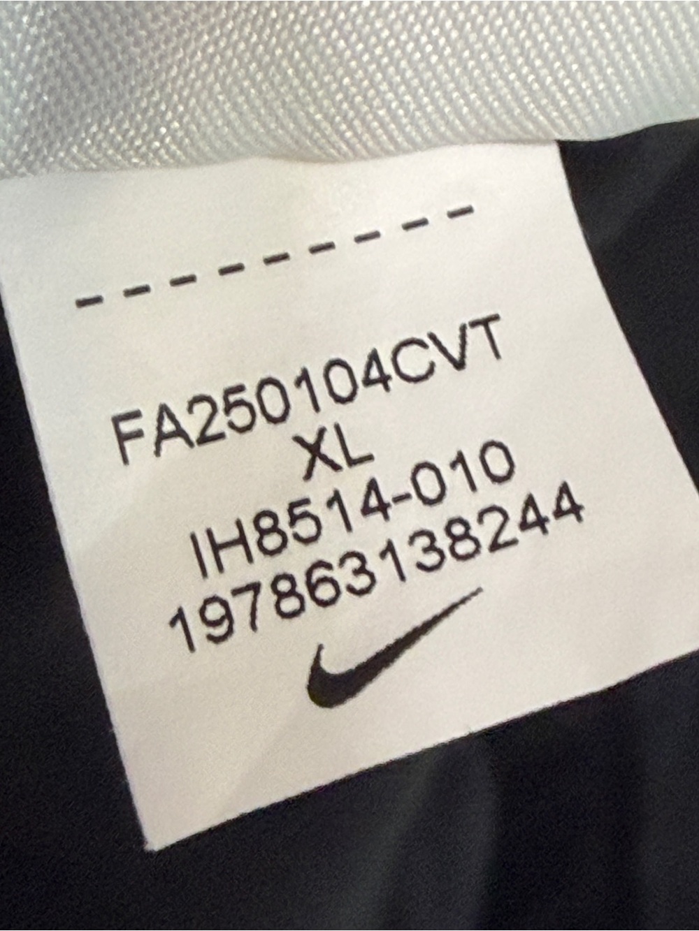 Nike Black Wide-Leg Track Pants with Small Swoosh - Picture 6 of 7